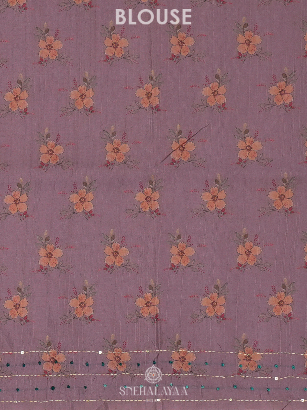 Pink Tussar Embroidery Saree