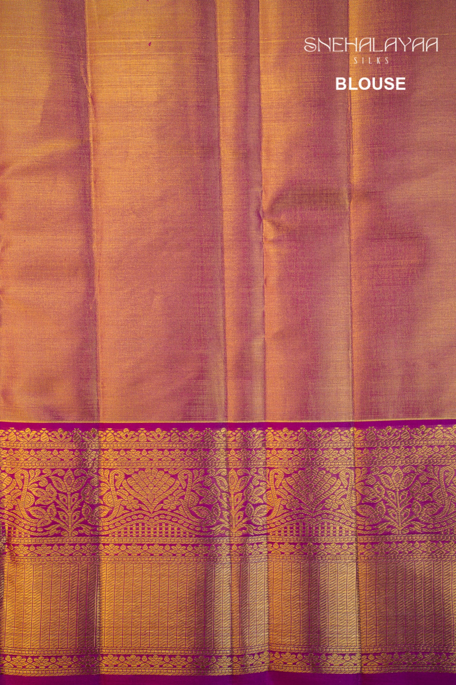 Magenta Kancheevaram Tissue Silk Saree