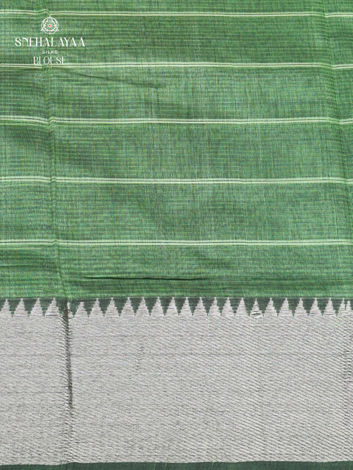 Green Mangalagiri Silk Cotton Saree