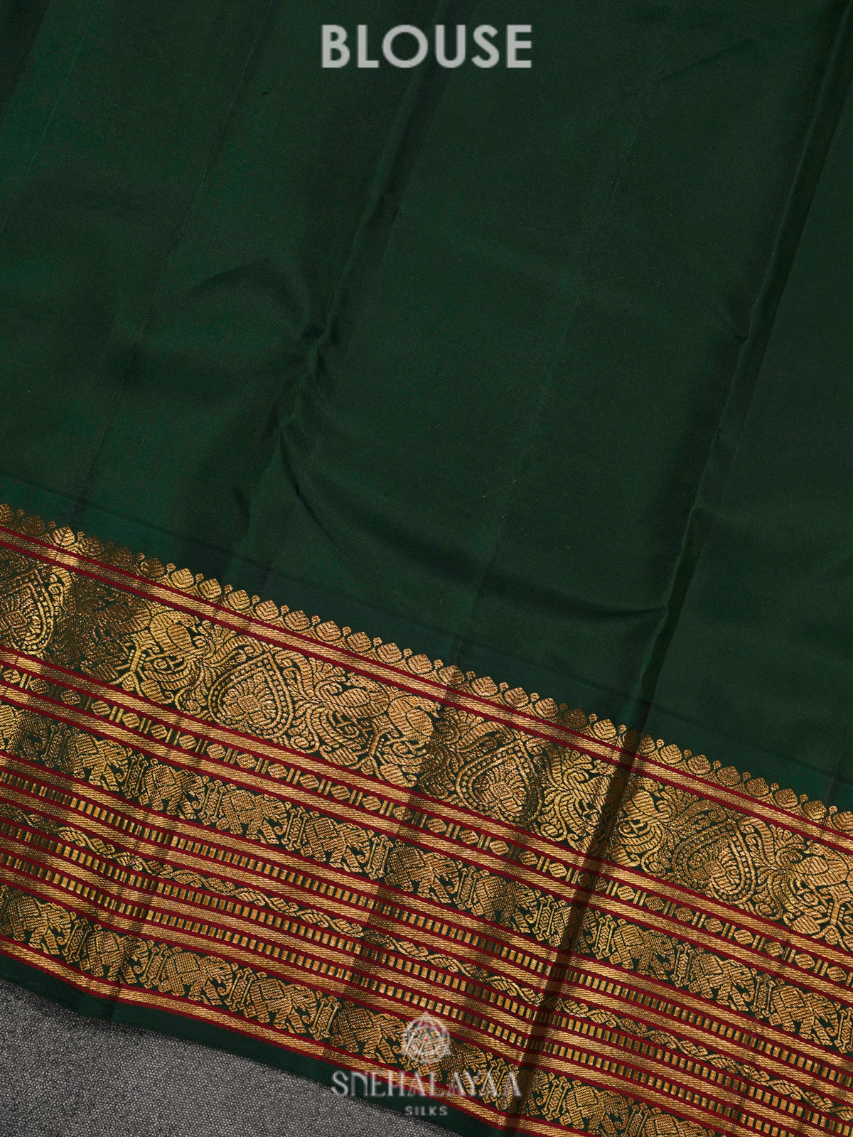 Maroon Kanjivaram Silk Saree
