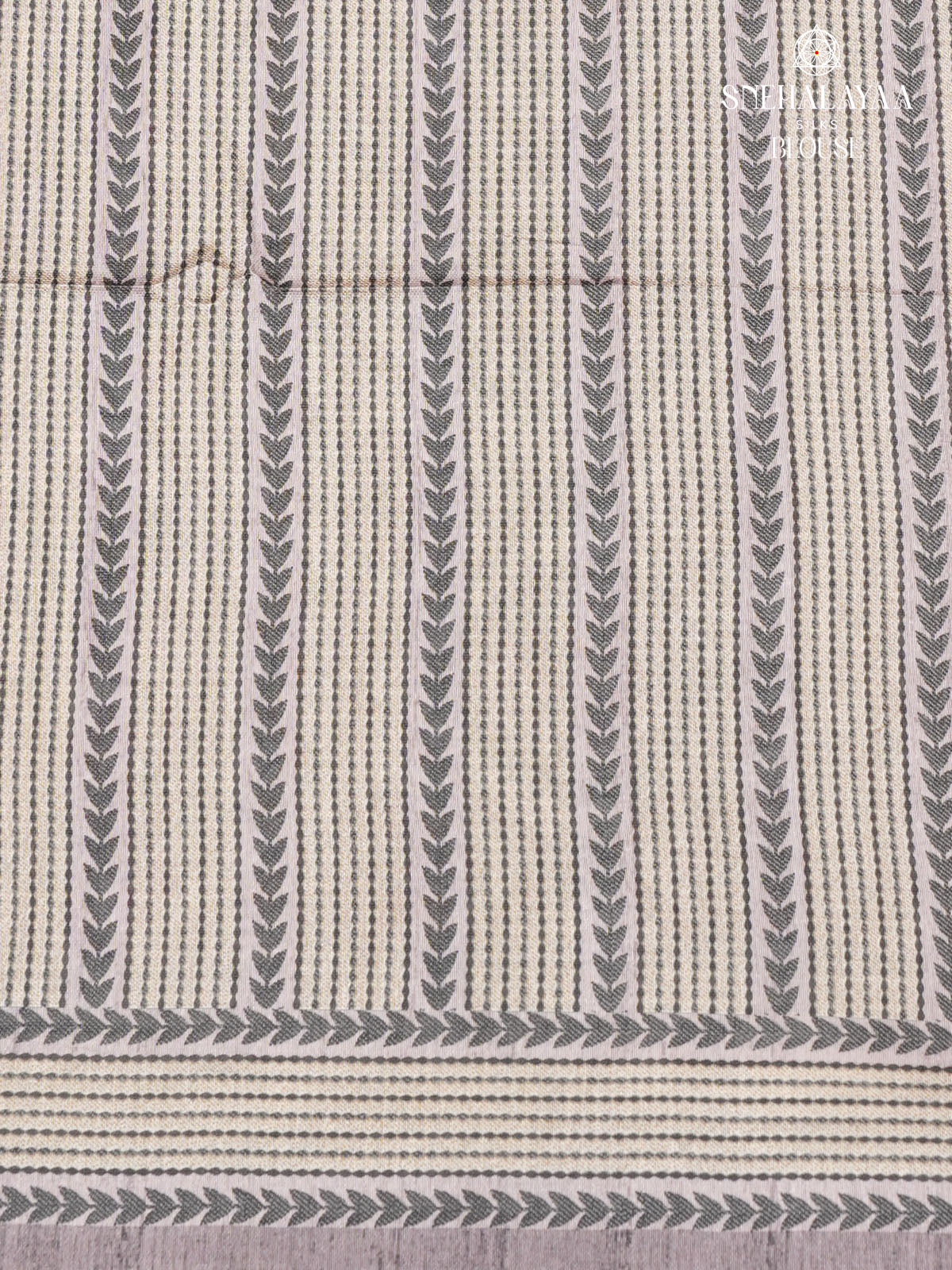 Lavender Tussar Embroidery Saree