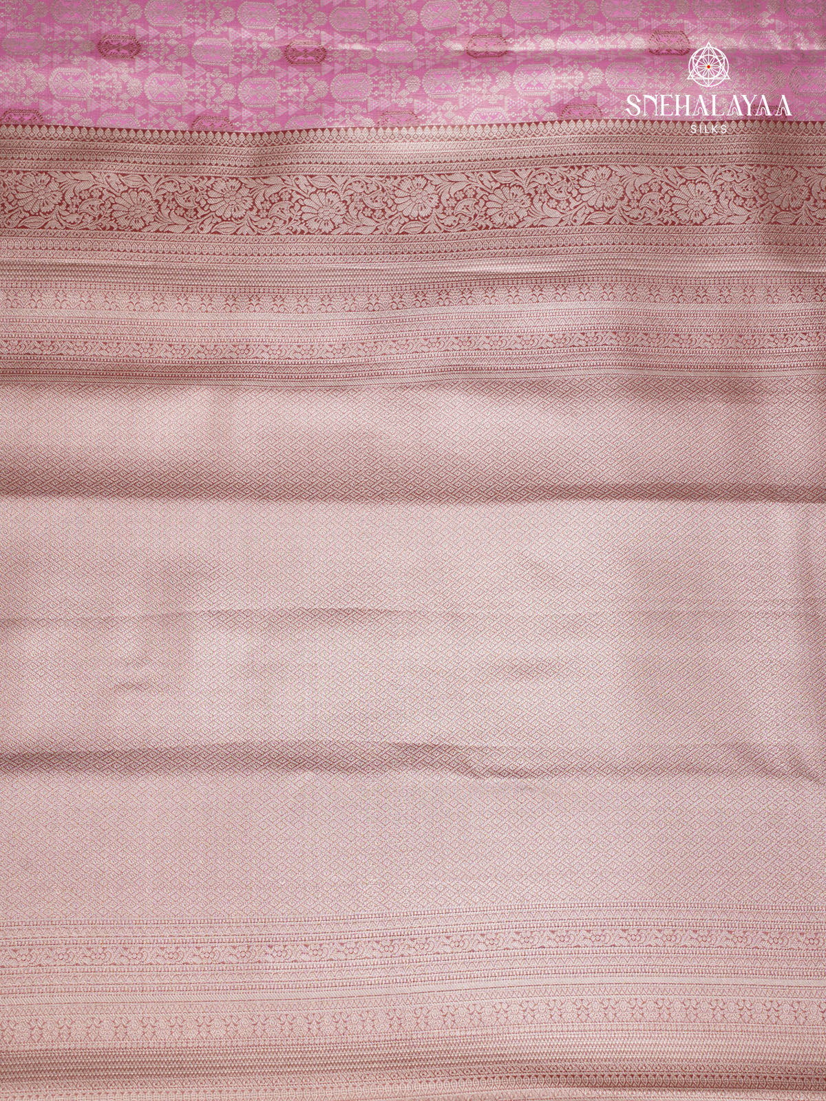 Lavender Art Silk Saree