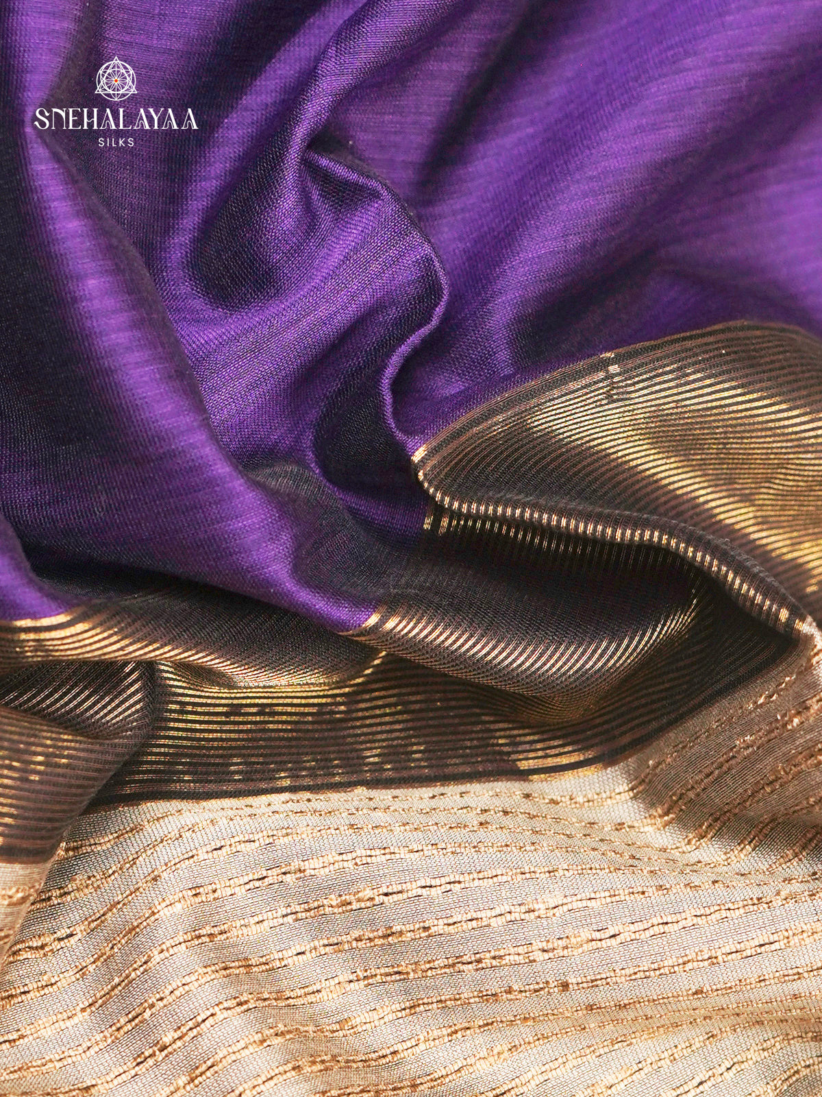 Purple Maheshwari Silk Cotton Saree