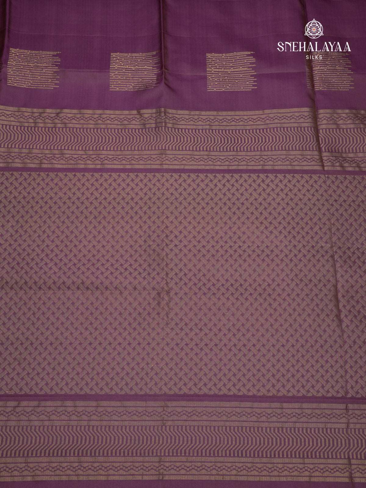 Purple Kanjivaram Silk Saree