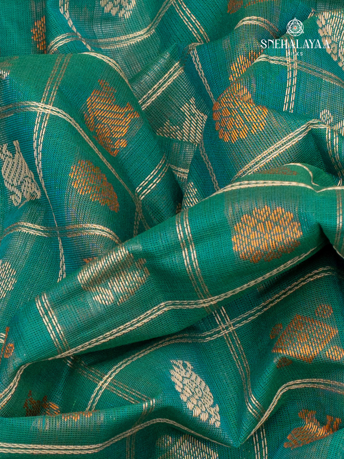 Green Pure Kanchi Cotton Saree