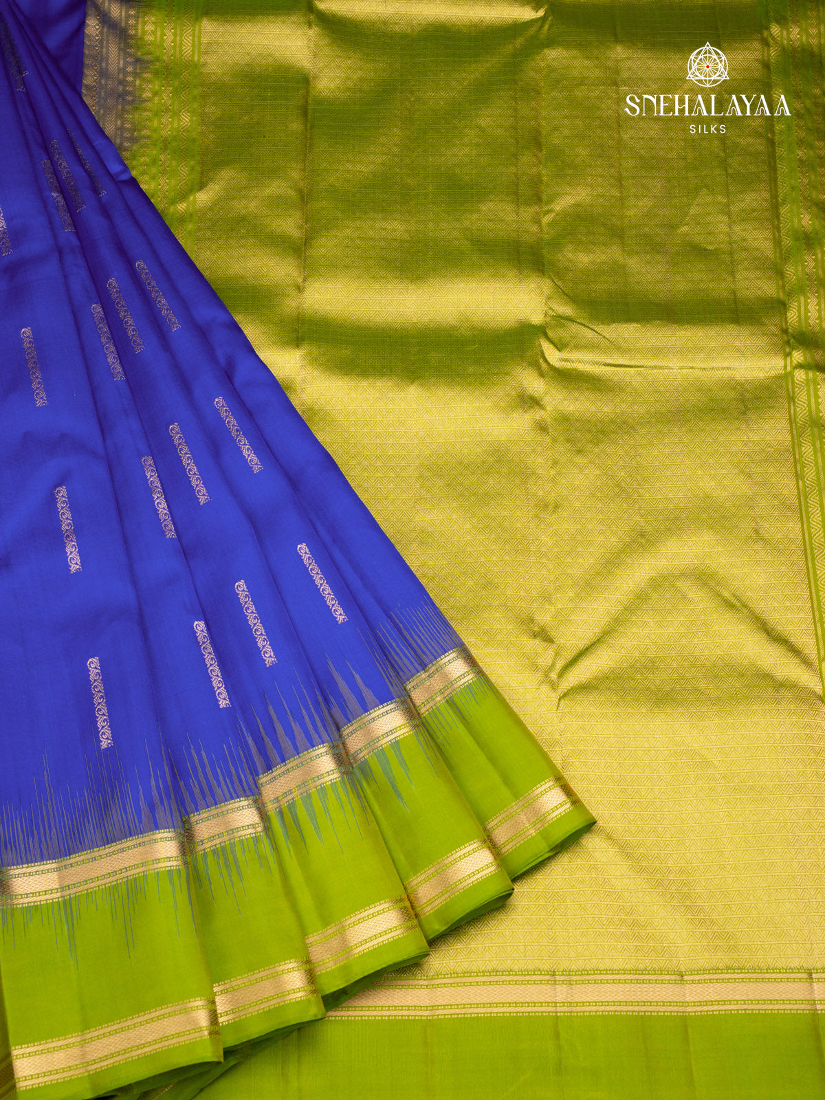 Royal Blue Kanjivaram Silk Saree