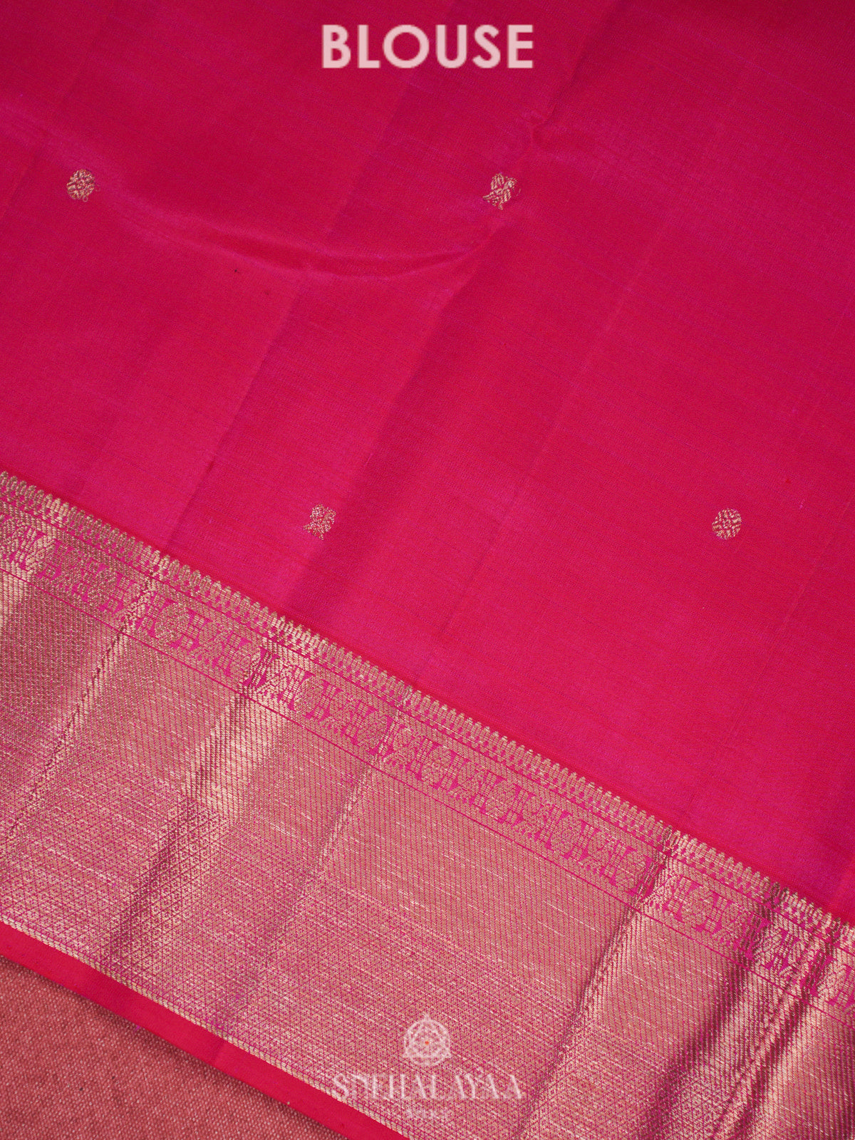 Pink Kanjivaram Silk Saree