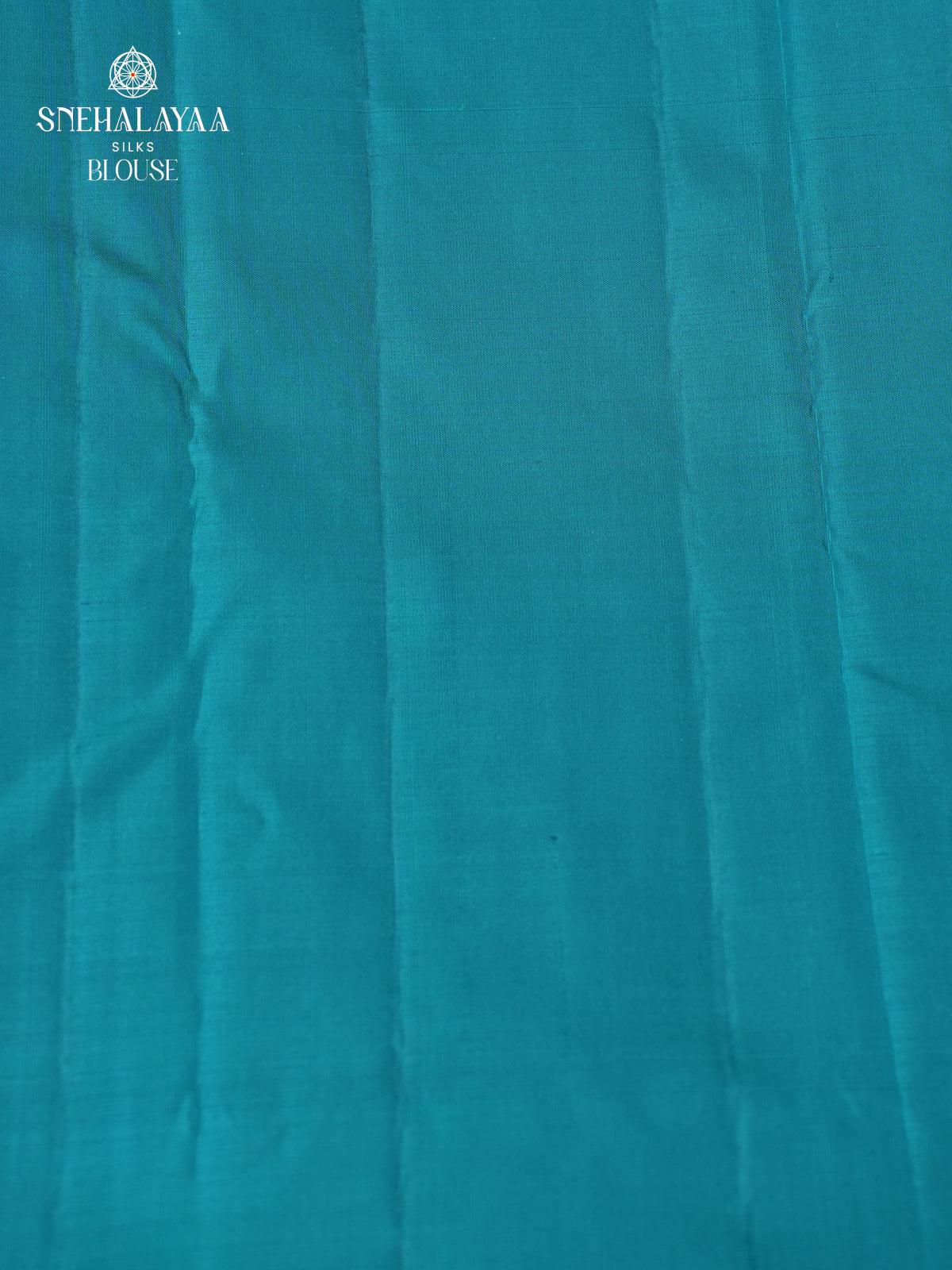 Teal Blue Kanjivaram Silk Saree