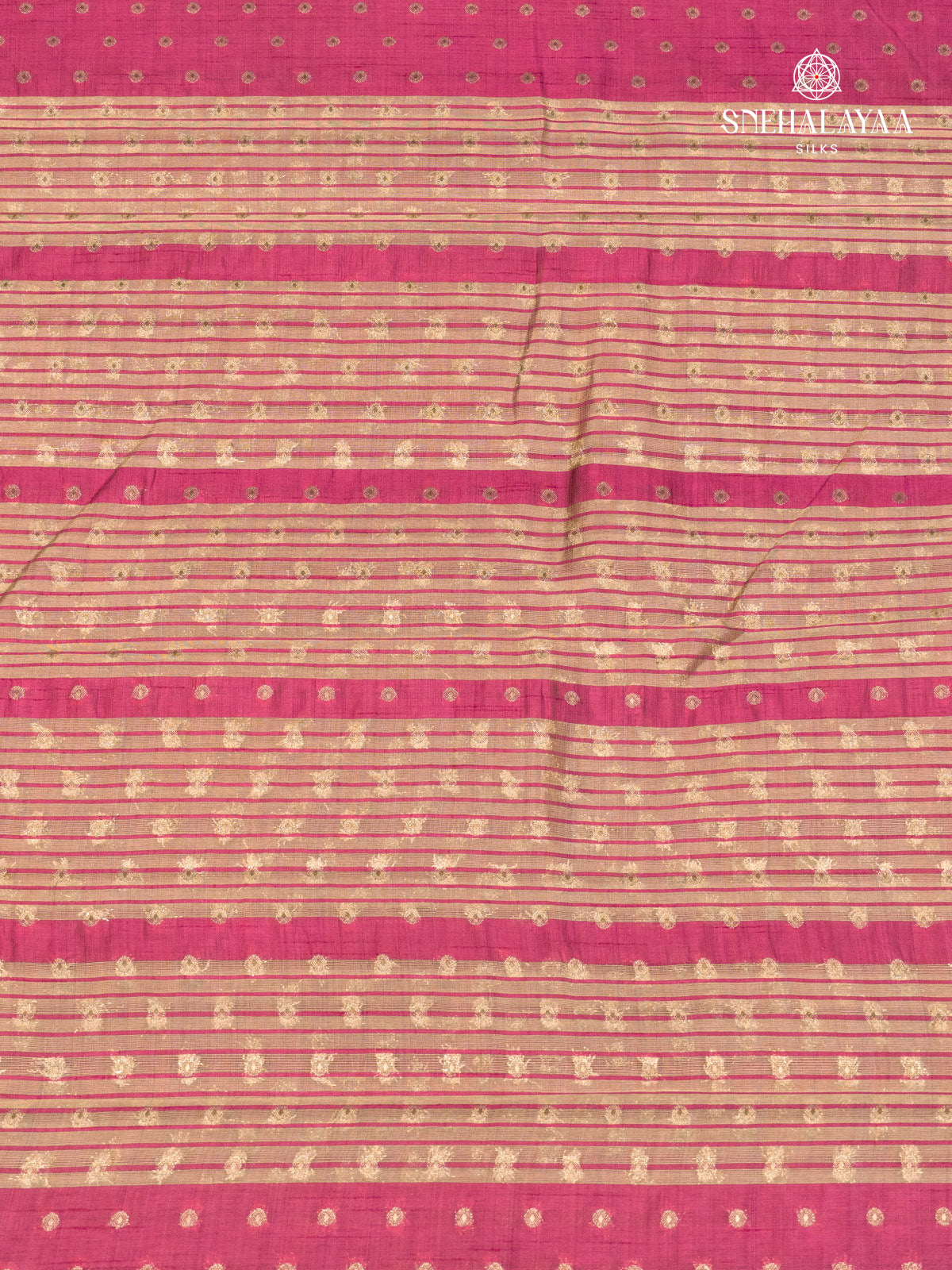 Peach Pink Raw Silk Saree