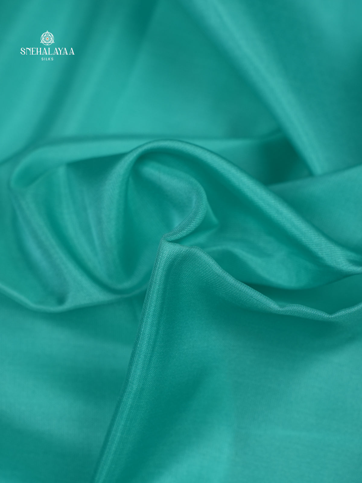 Blue Borderless Kanjivaram Soft Silk Saree