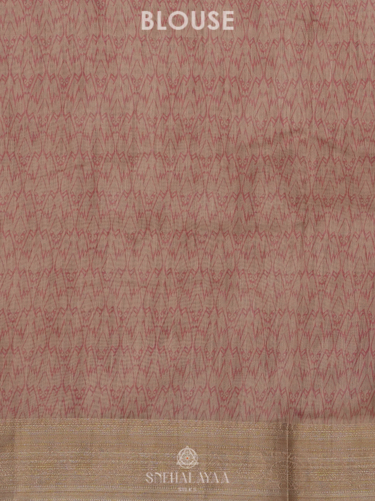 Pale Pink Munga Tussar Saree