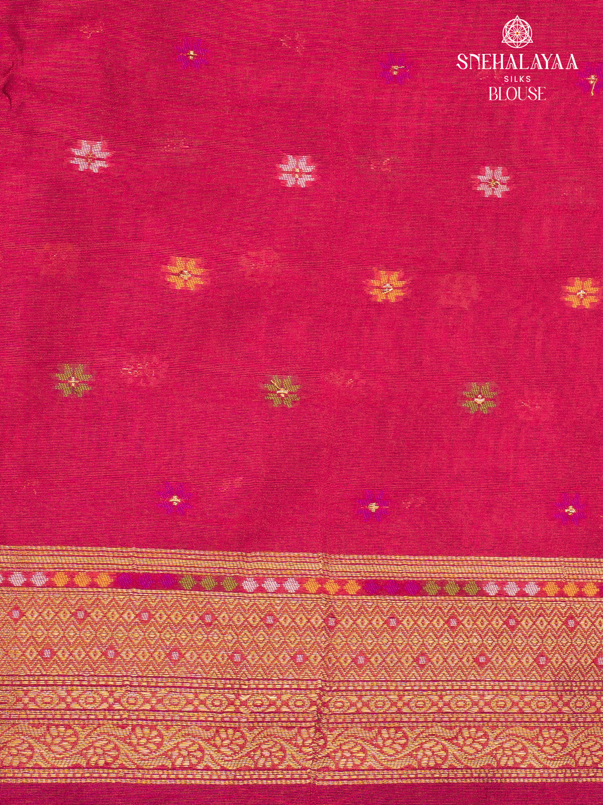 Brown Ikat Silk Saree