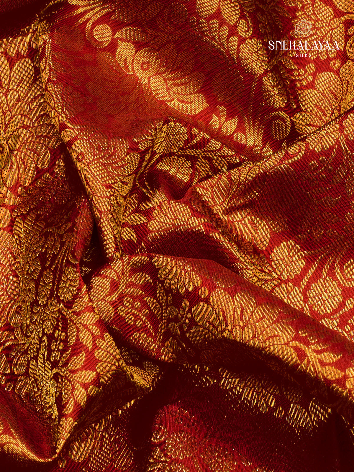 Red Kanjivaram Silk Saree