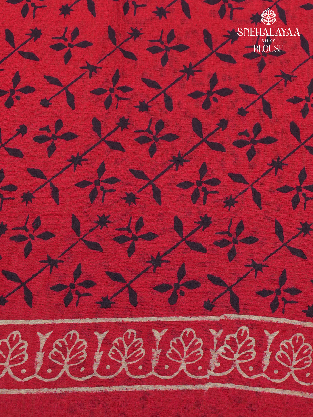 Maroon Jaipur Cotton Saree