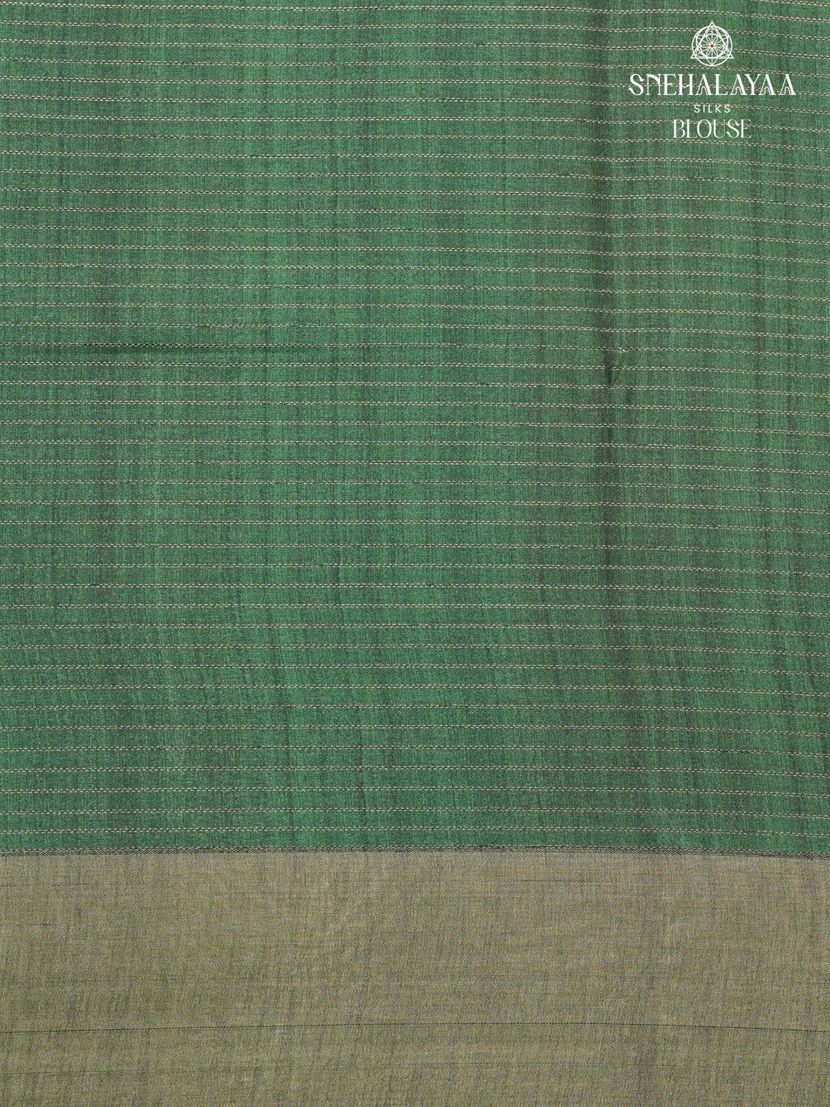 Brown Floral Printed Tussar Saree