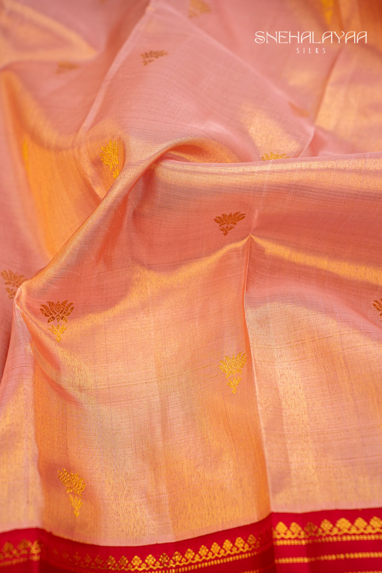 Pink Kancheevaram Silk Saree