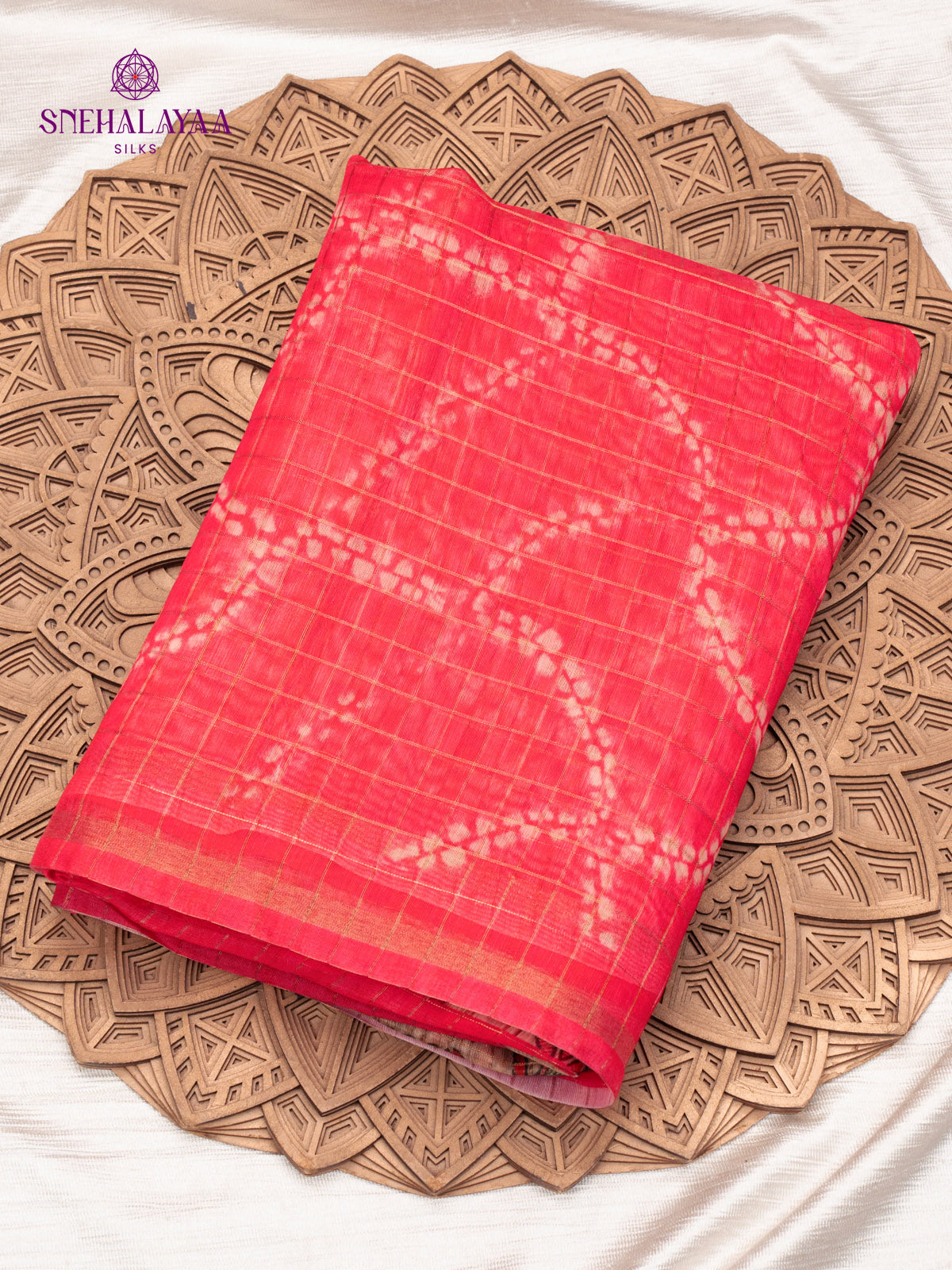 Pink Madhubani Saree