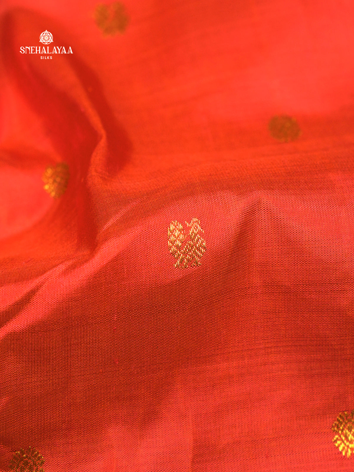 Orange Kanjivaram Silk Saree