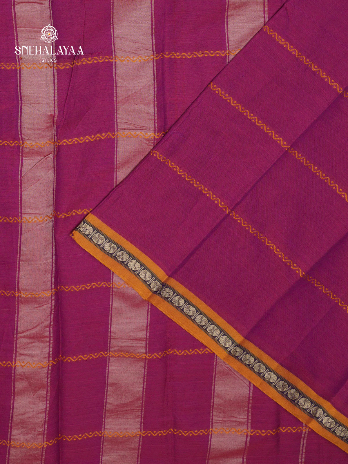 Pink Narayanpet Cotton Saree