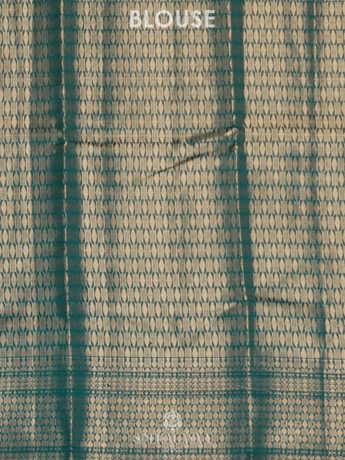 Peacock Blue Banaras Saree