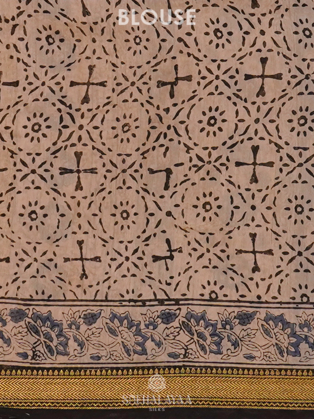 Maroon Chanderi Saree