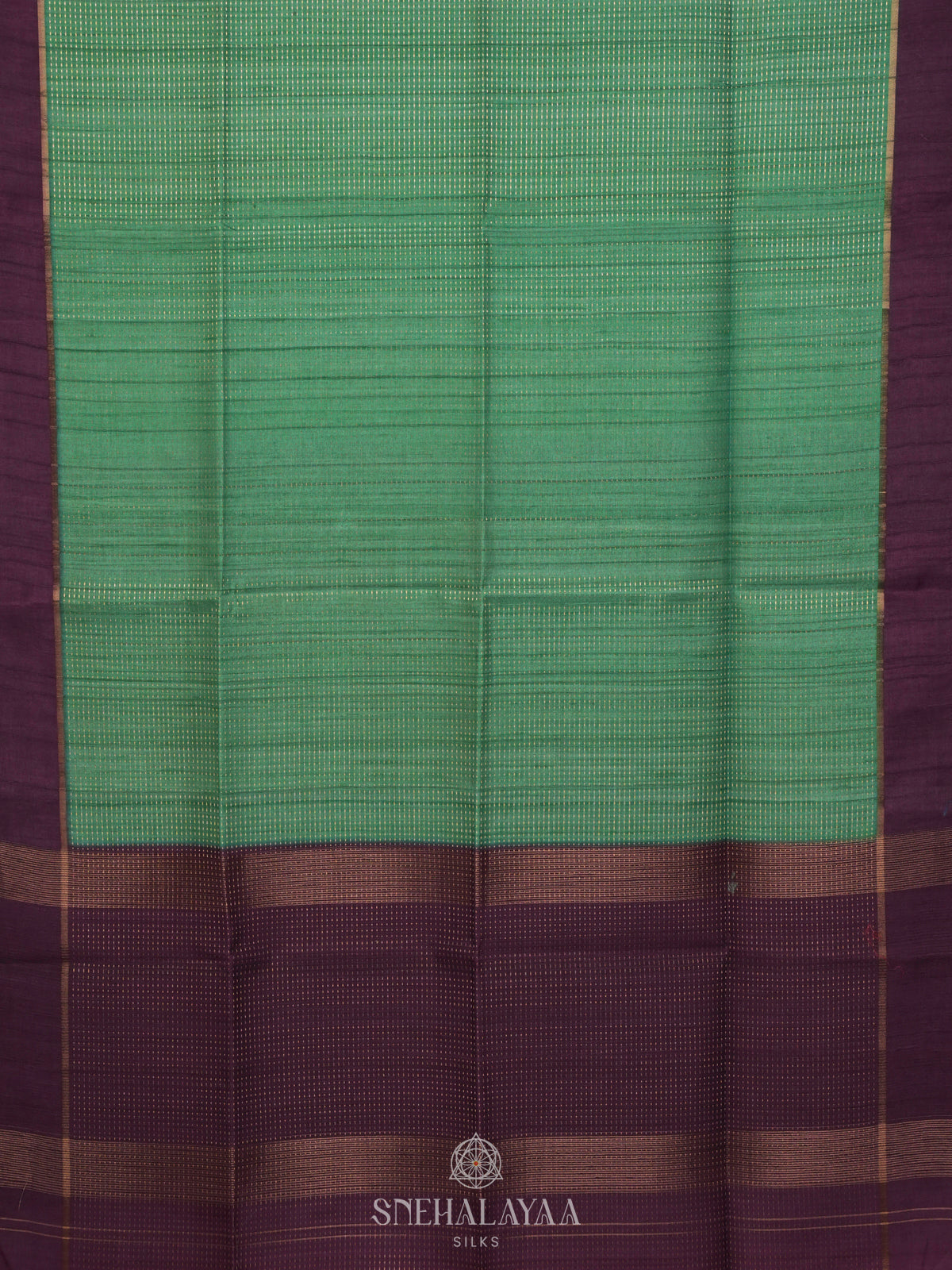 Mint Green Tussar Saree