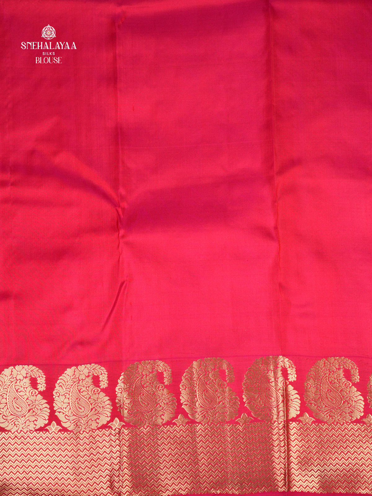 Rani Pink Kanjivaram Silk Saree