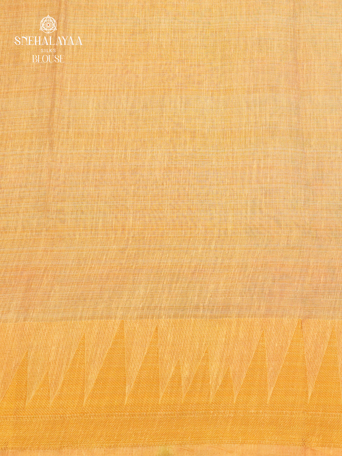 Peach Linen Tissue Saree