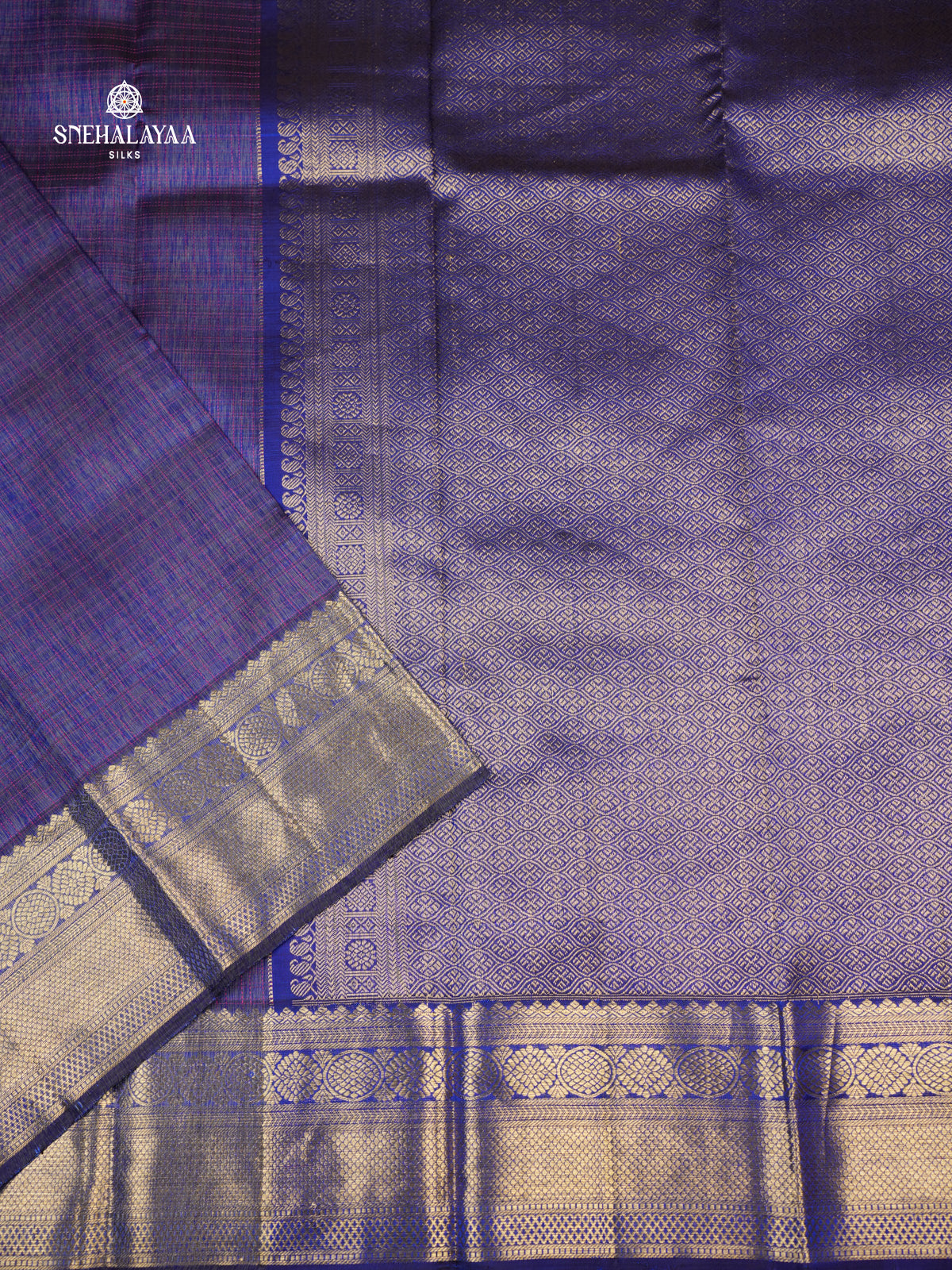 Blue Kanjivaram Silk Saree