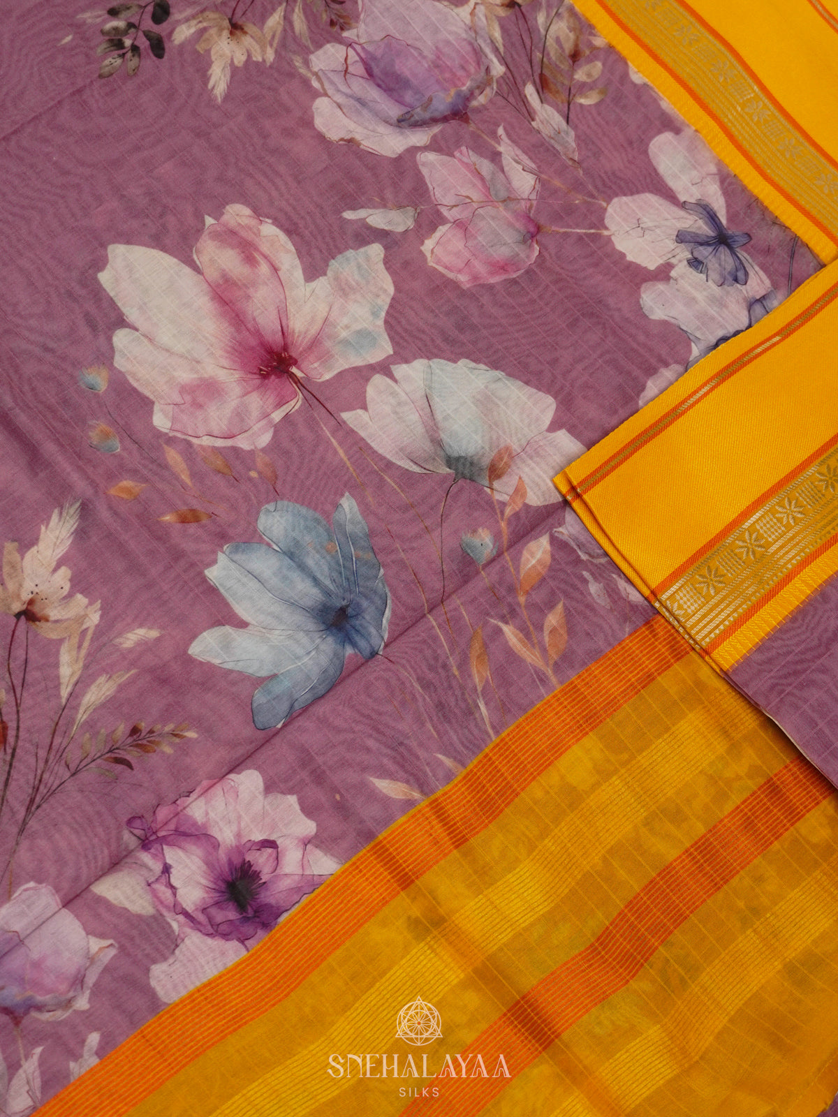 Pale Pink Chanderi Saree