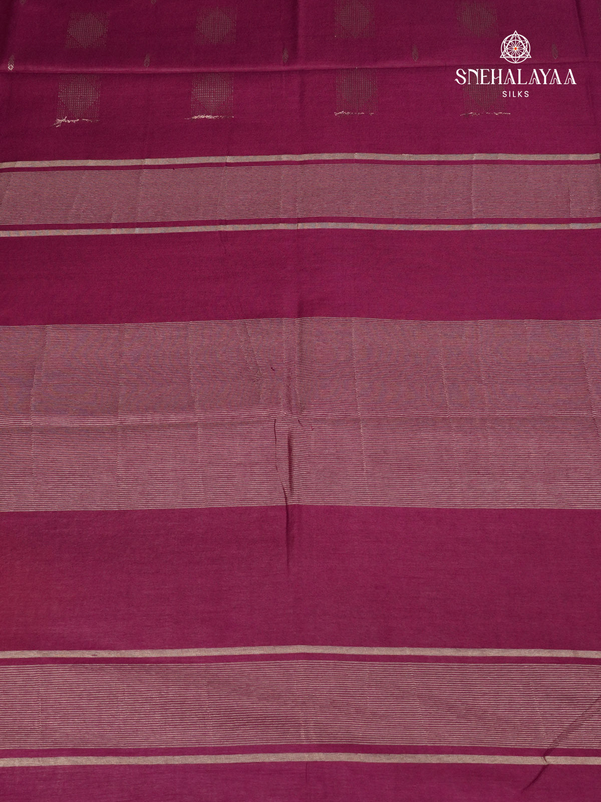 Magenta Bamboo Silk Saree