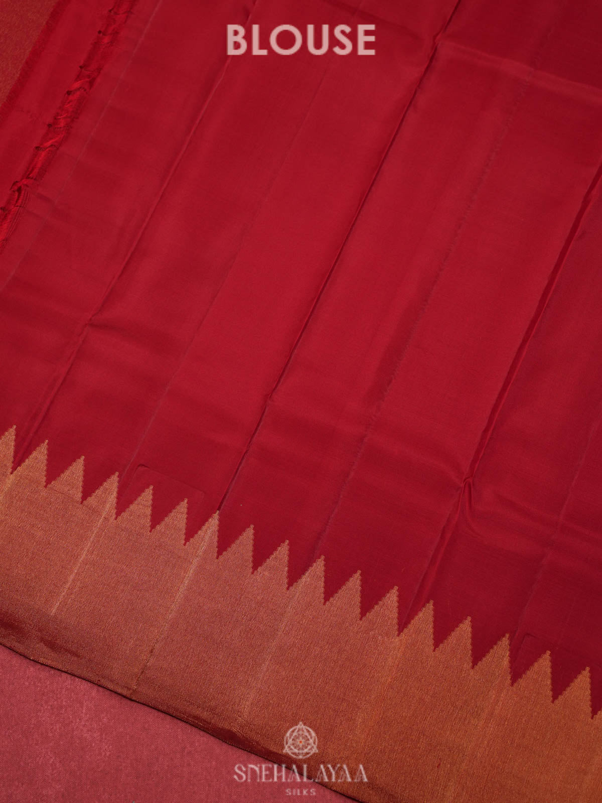 Magenta Kanjivaram silk saree