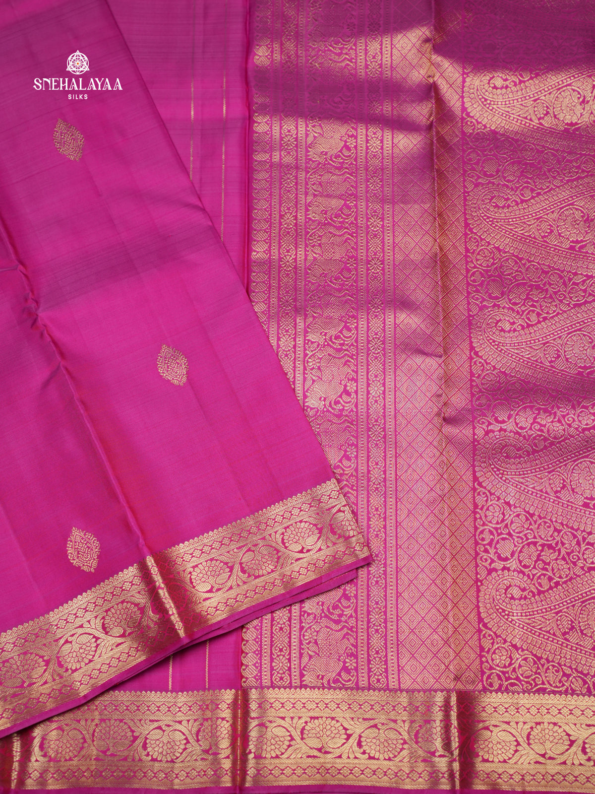 Pink Kanjivaram Silk Saree