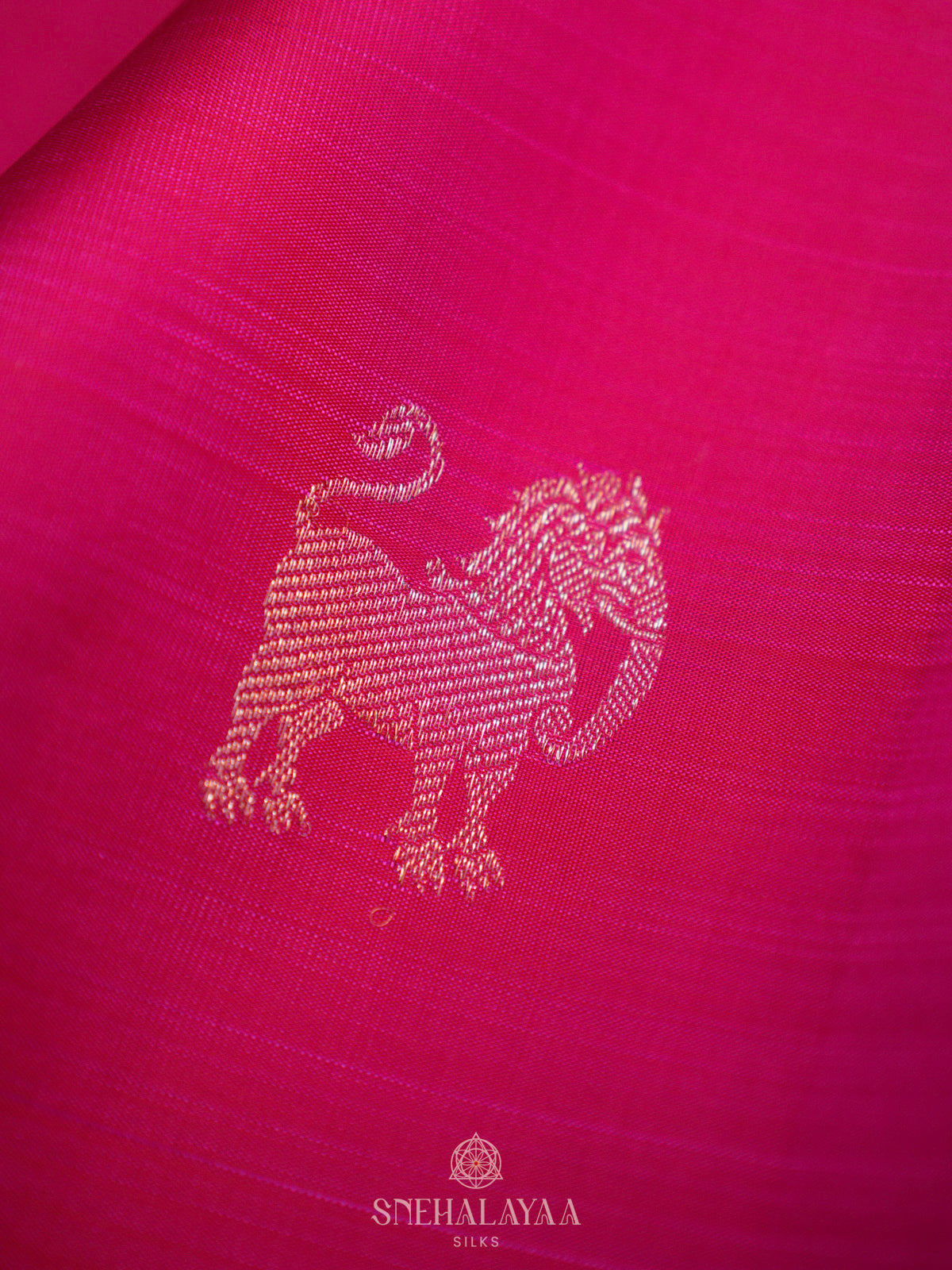 Pink Kanjivaram Silk Saree