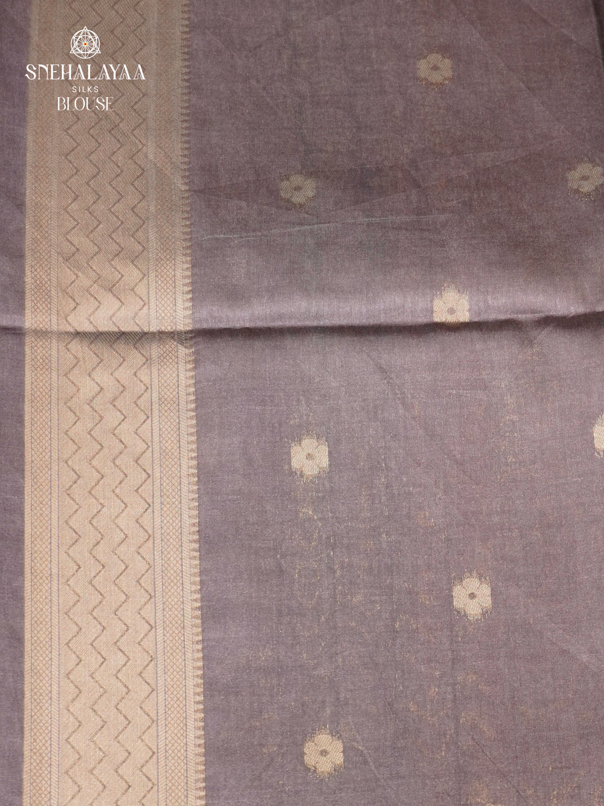 Olive Green Jute Saree