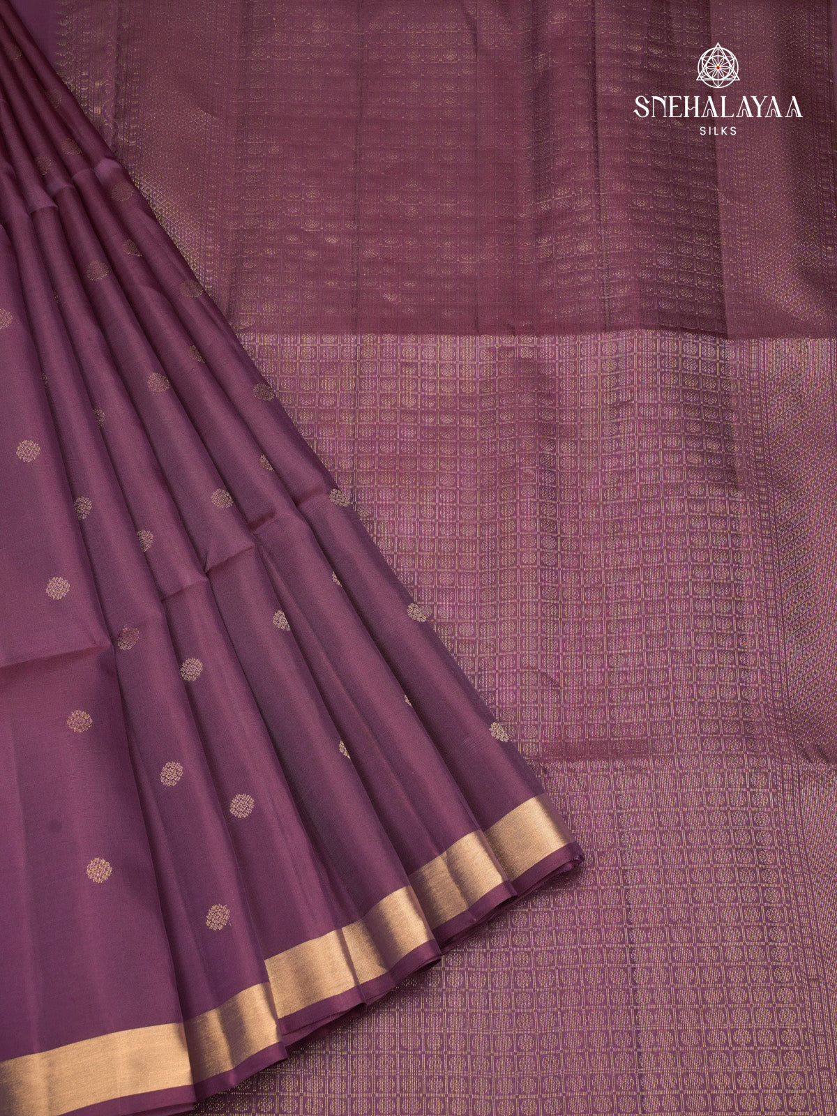 Purple Kanjivarm Soft Silk saree