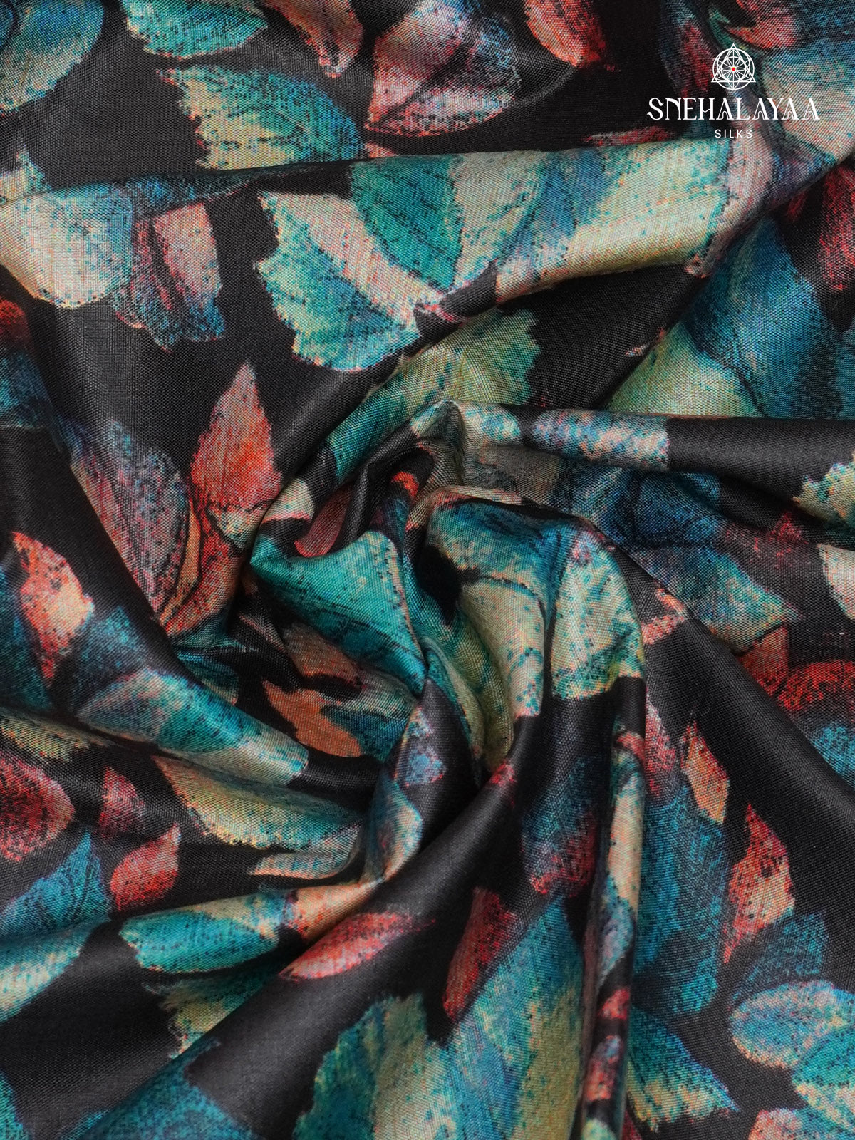 Multicolour Dola Silk Saree