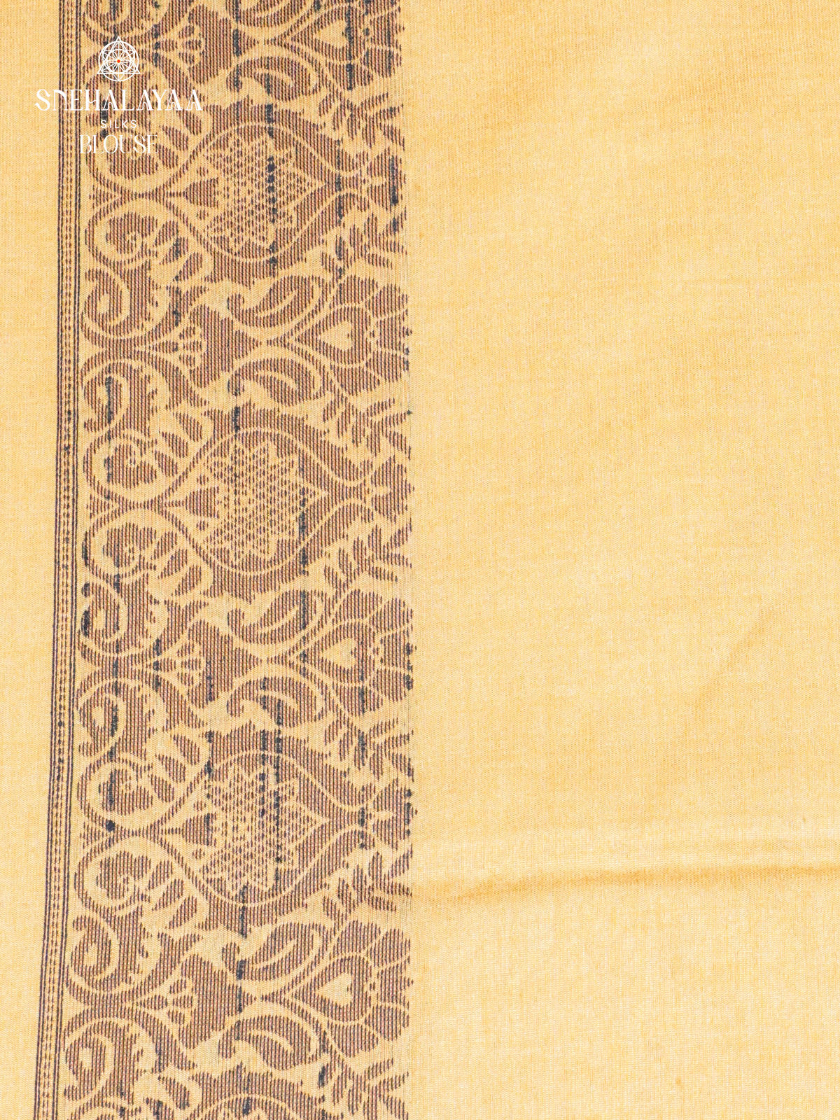 Mustard Yellow Jute Saree