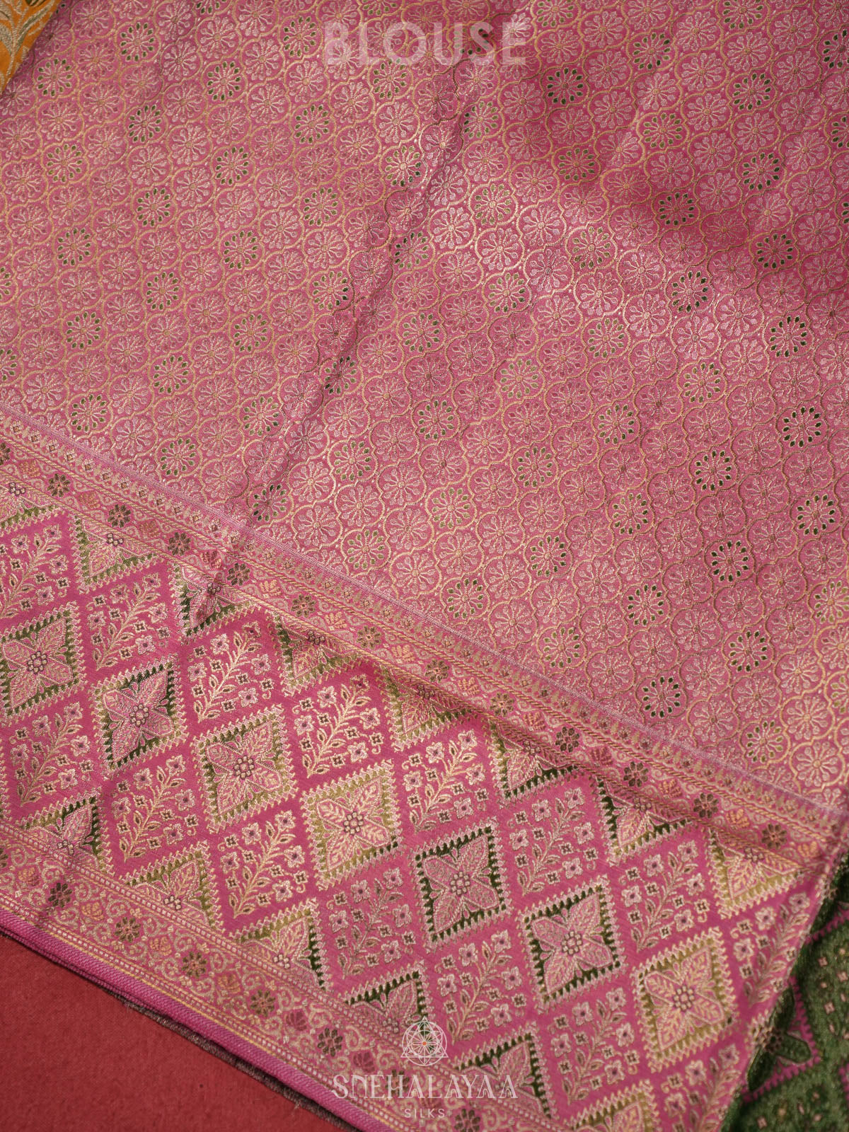 Yellow Kanjivaram Silk Saree