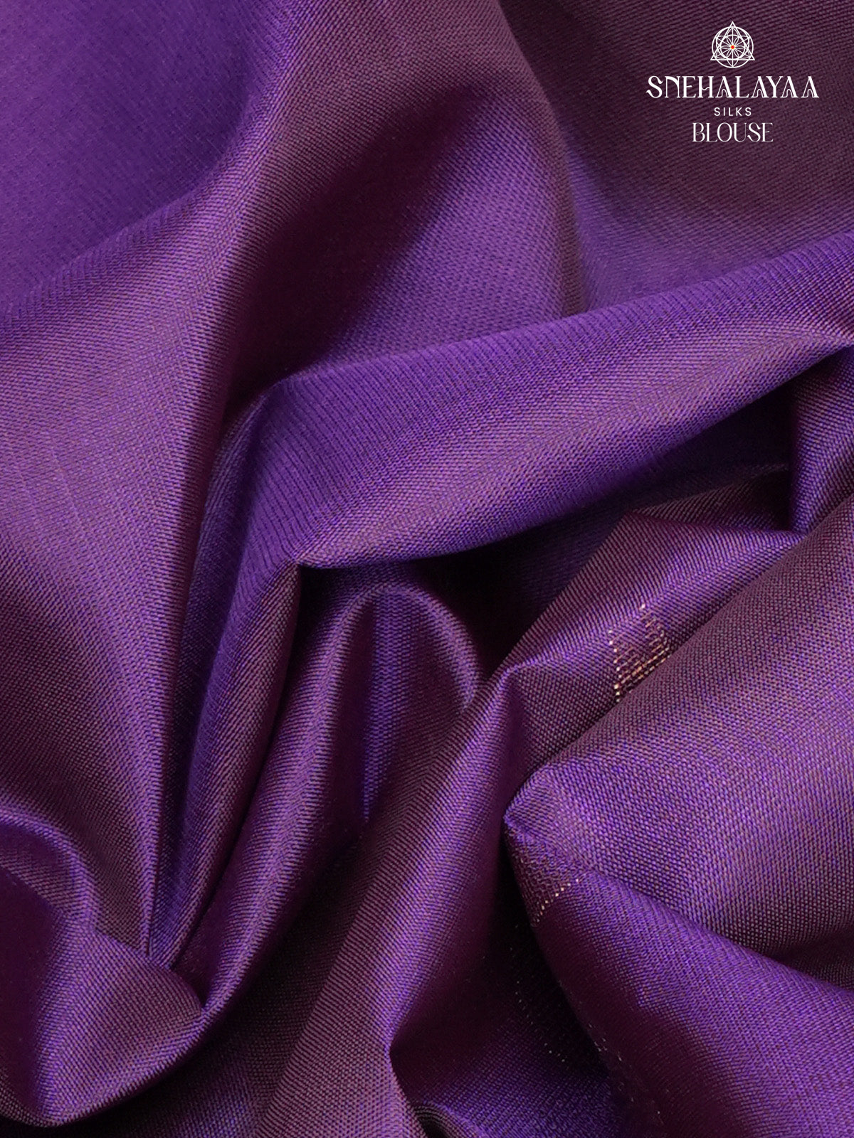 Violet Kanjivaram Soft Silk Saree