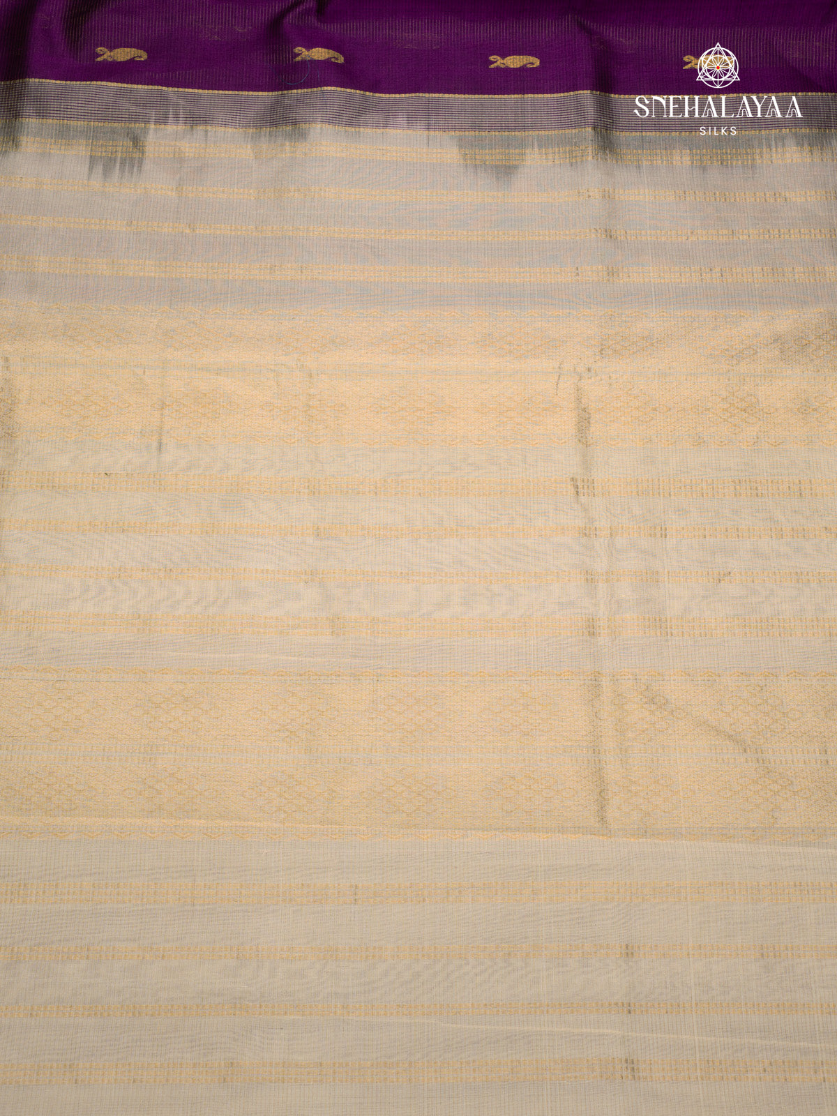 Purple Kanchi Silk Cotton Saree