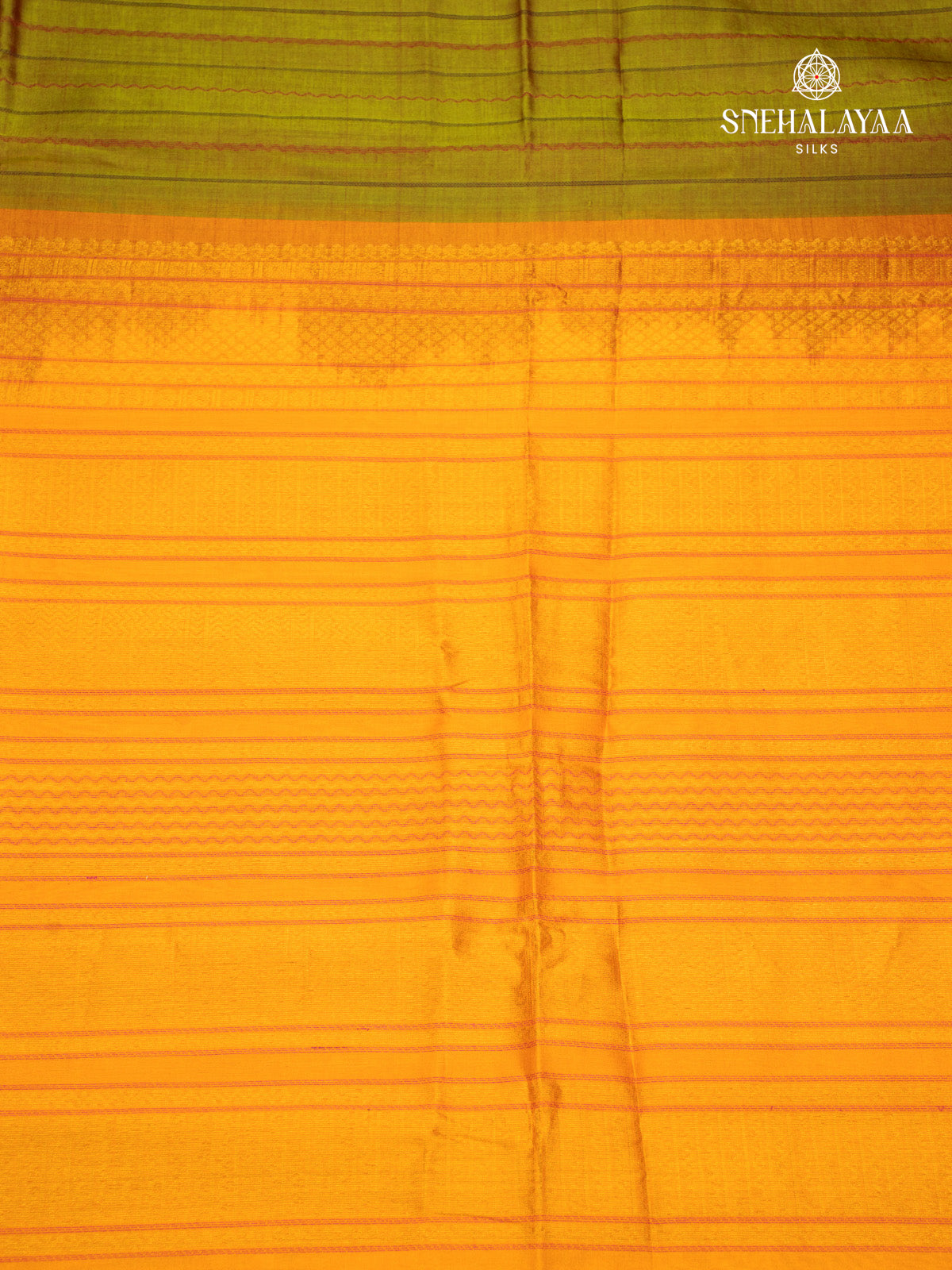 Olive Green Kanchi Silk Cotton Saree