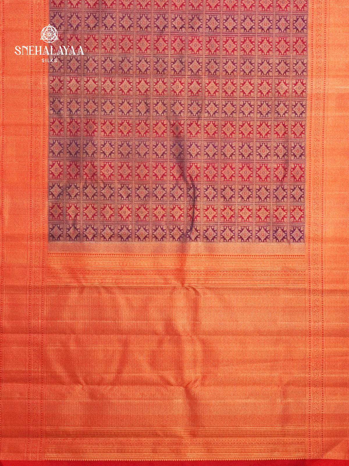 Rich Burgundy Kanjivaram Silk Saree