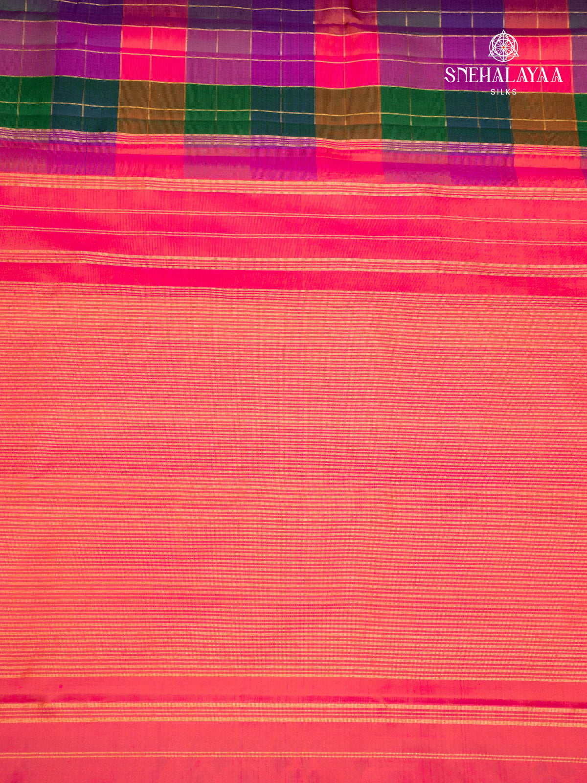 Multi Colour Kanjivaram Silk Saree