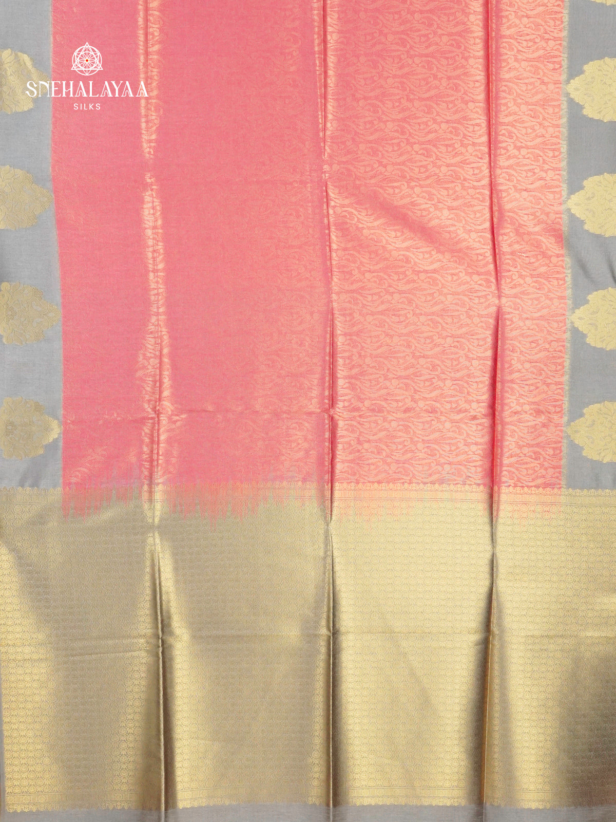Pale Pink Jute Saree