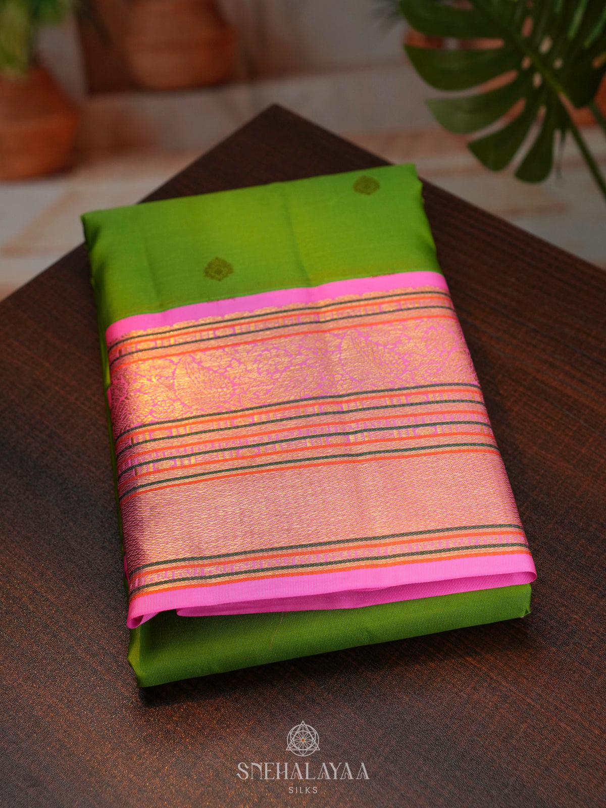 Green Kanjivaram Silk Saree