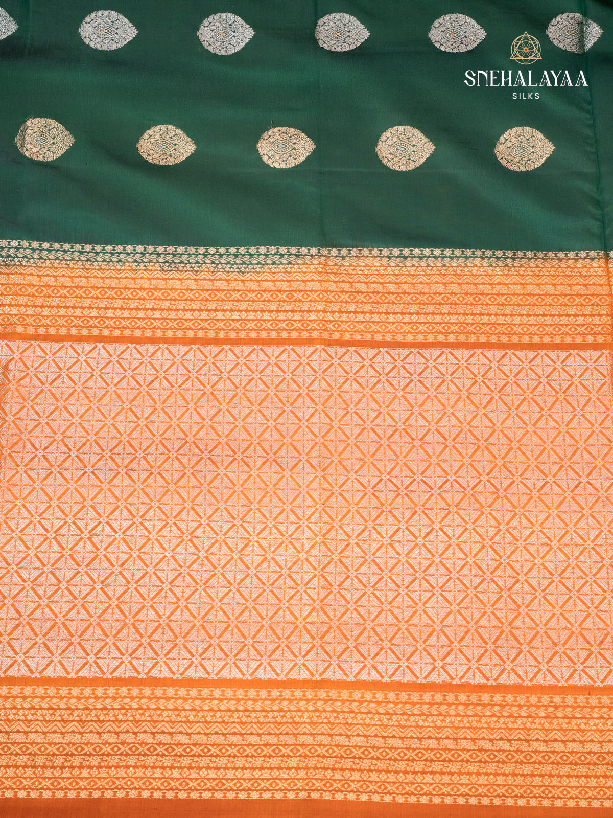 Bottle Green Kanjivaram Sofr Silk Saree