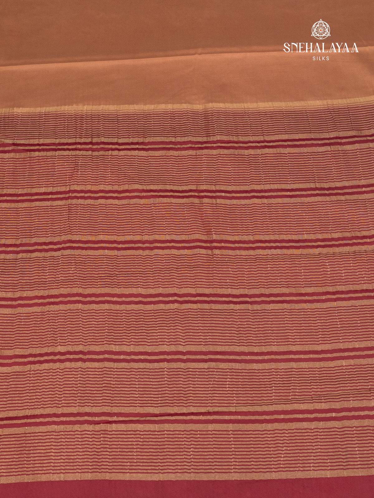 Brown Mysore Silk Saree