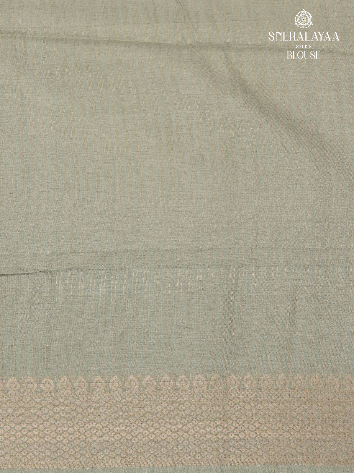 Grey Floral Printed Tussar Saree