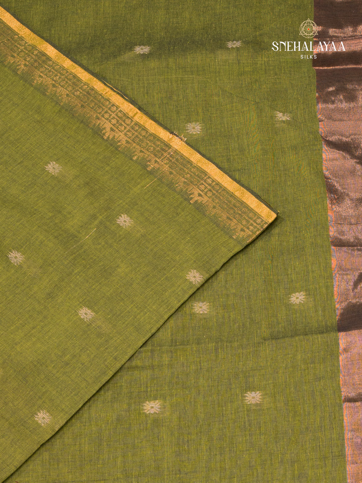 Green Sambalpuri Cotton Saree